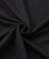Biçomi Baskılı Oversize Bisiklet Yaka T-shirt - Siyah