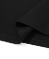 Biçomi Baskılı Oversize Bisiklet Yaka T-shirt - Siyah