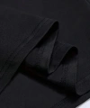 Biçomi Baskılı Oversize Bisiklet Yaka T-shirt - Siyah