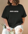 Biçomi Baskılı T-shirt - Siyah