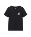 Biçomi Baskılı T-shirt - Siyah