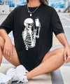 Biçomi Baskılı T-shirt - Siyah