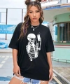 Biçomi Baskılı T-shirt - Siyah