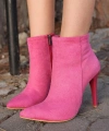 BİÇOMİ Blan Fuşya Süet Topuklu Bot
