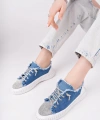 BİÇOMİ Enber Mavi Kot Bağcıklı Spor Ayakkabı