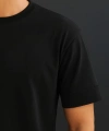 Biçomi Erkek Basic Oversize Double Face Kumaş Kısa Kollu Tshirt