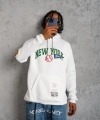 Biçomi Erkek Baskılı Kapüşonlu Sweatshirt - Beyaz