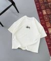 Biçomi Erkek Baskılı Oversize T-shirt - Beyaz