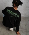 Biçomi Erkek Baskılı Sweat - Siyah