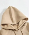 Biçomi Erkek Düz Kapüşonlu Sweat - Bej