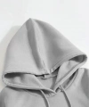 Biçomi Erkek Düz Kapüşonlu Sweat - Boyalı Gri