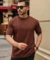 Biçomi Erkek Kolları Dar Kesim Rahat Kalıp Basic Tişört