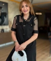 Biçomi Kadın Fileli Kapüşonlu Modal Ceket