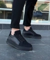 BİÇOMİ KB-046 Kuback Siyah Paraşüt Siyah Yüksek Taban Günlük Spor Ayakkabı