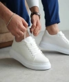 BİÇOMİ KB-B2 Kuback Beyaz Cilt Günlük Erkek Ayakkabı
