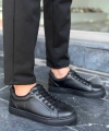 BİÇOMİ KB-BX1  Kuback Siyah Cilt Yüksek Siyah Taban Günlük Erkek Ayakkabı
