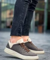 BİÇOMİ KB-X204 Kuback Taba Bej Keten Bej Yüksek Taban Günlük Erkek Spor Ayakkabı