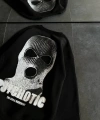 Biçomi Kışlık Bisiklet Yaka Baskılı SweatShirt - Siyah