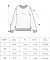 Biçomi Kışlık Bisiklet Yaka Ön Ve Arka Baskılı SweatShirt - Siyah