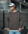 Biçomi Kışlık Bisiklet Yaka Üç İplik Basic SweatShirt - Antrasit