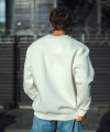 Biçomi Kışlık Bisiklet Yaka Üç İplik Basic SweatShirt - Beyaz