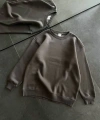 Biçomi Kışlık Bisiklet Yaka Üç İplik Basic SweatShirt - Füme