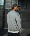 Biçomi Kışlık Bisiklet Yaka Üç İplik Basic SweatShirt - Gri
