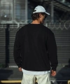 Biçomi Kışlık Bisiklet Yaka Üç İplik Basic SweatShirt - Siyah