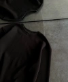 Biçomi Kışlık Bisiklet Yaka Üç İplik Basic SweatShirt - Siyah