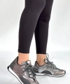 BİÇOMİ Ranu Platin Cilt Paraşüt Detaylı Bağcıklı Spor Ayakkabı