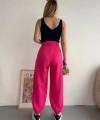 BİÇOMİ Şalvar pantolon fuşya s23202
