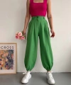 BİÇOMİ Şalvar pantolon yeşil s23202