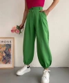 BİÇOMİ Şalvar pantolon yeşil s23202