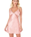 Bicomi Somon Kısa Saten Gecelik