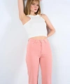 Biçomi Strong Düz Pantolon - Pudra