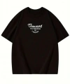 Biçomi Thousand Baskılı Oversize Bisiklet Yaka T-shirt - Siyah
