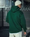 Biçomi Üç İplik Penye Kapşonlu Basic SweatShirt - Haki