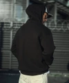 Biçomi Üç İplik Penye Kapşonlu Basic SweatShirt - Siyah