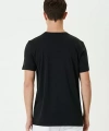 Biçomi Unisex Basic Bisiklet Yaka Regular T-Shirt - Siyah