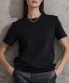 Biçomi Unisex Kısa Kollu Bisiklet Yaka Basic Viskon Bluz