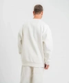 Biçomi Uzun Kol Bisiklet Yaka Basic SweatShirt - Beyaz