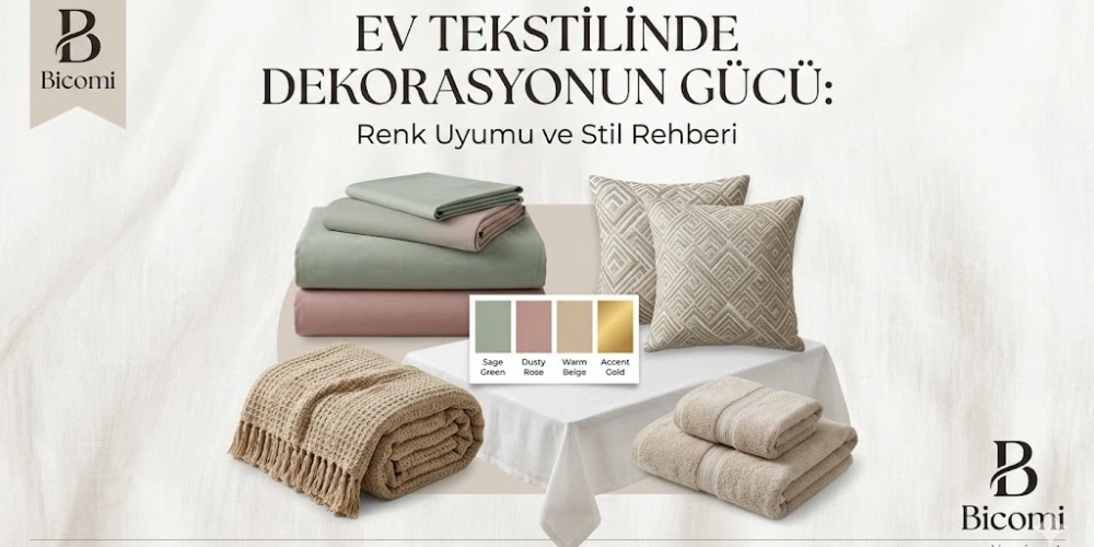 Ev Tekstilinde Dekorasyonun Gücü: Renk Uyumu ve Stil Rehberi
