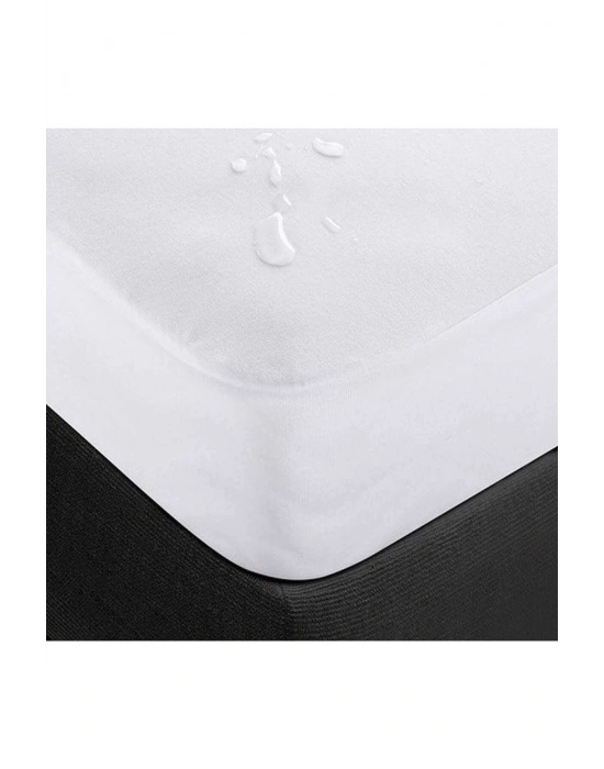 100X200 Sıvı Geçirmez Tek Kişilik Alez Pamuklu Fitted