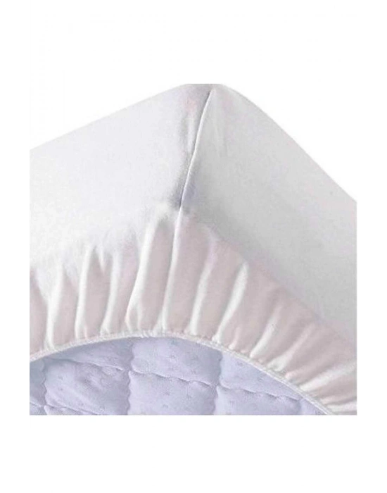 100X200 Sıvı Geçirmez Tek Kişilik Alez Pamuklu Fitted