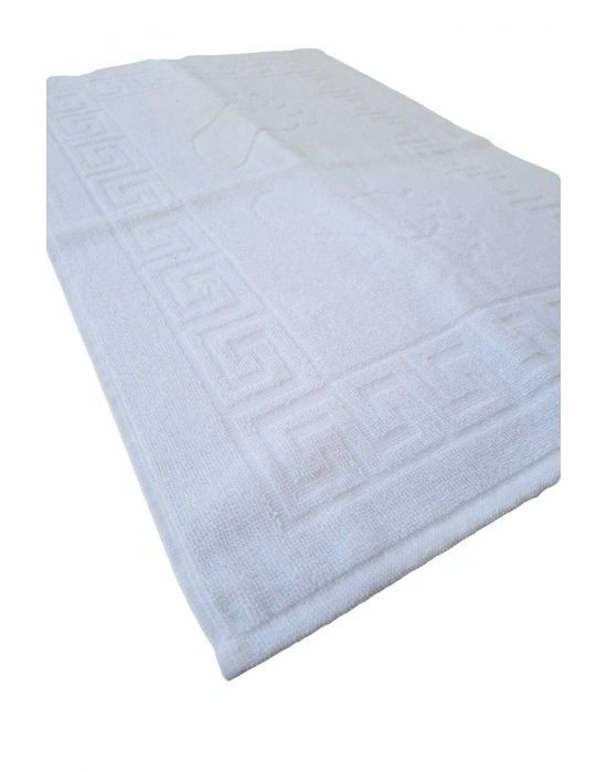 12 li Ayak İzli Banyo Paspas 100 Pamuklu Ayak Havlusu