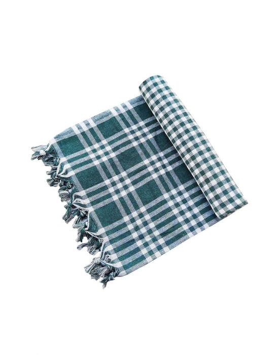 170x170 Pötikare Yer Sofra Bezi Piknik Masa Örtüsü Saçaklı