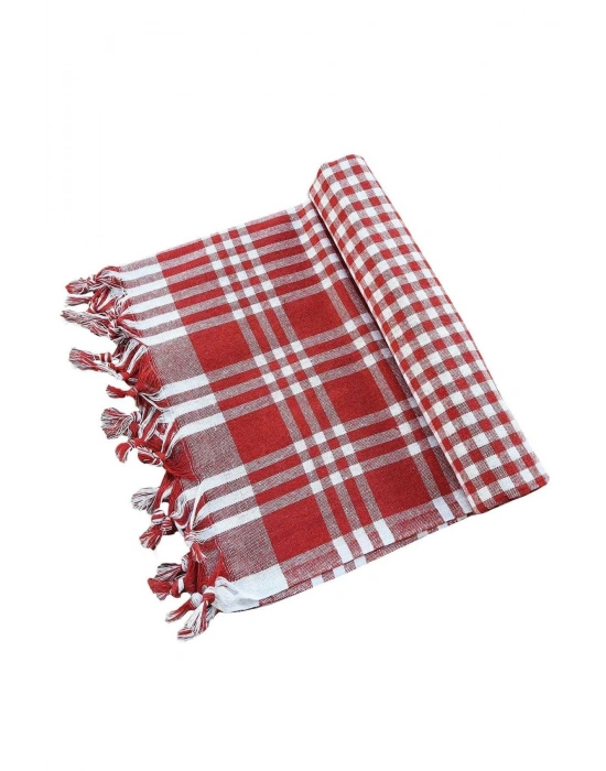 170x170 Pötikare Yer Sofra Bezi Piknik Masa Örtüsü Saçaklı