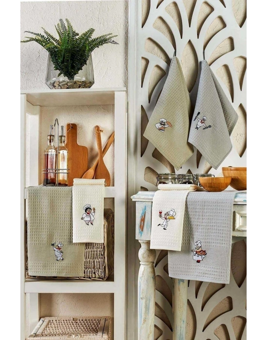 6 Parça Mutfak Kurulama Bezi 30 X 50 Cm Chef