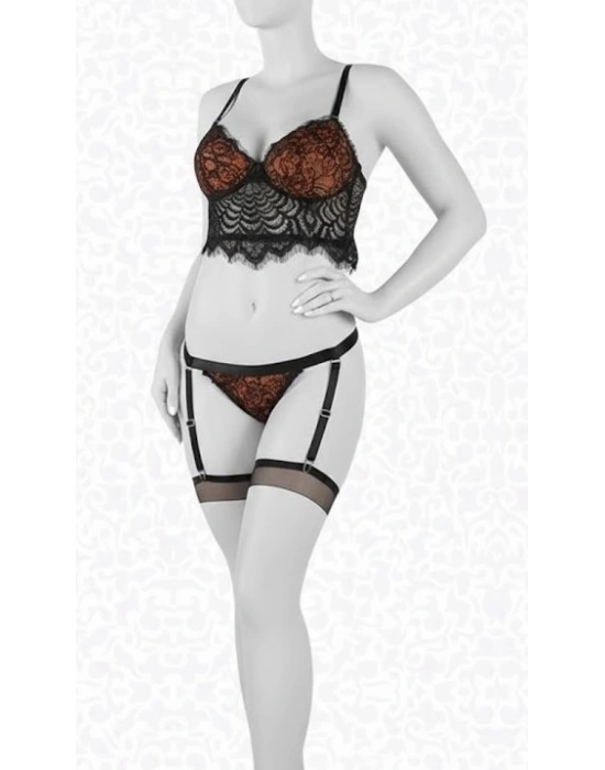 Bicomi Dantel Jartiyer Takım