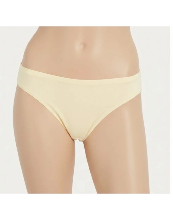 Bicomi Pamuklu Siyah Beyaz Ten Rengi 3lü Külot